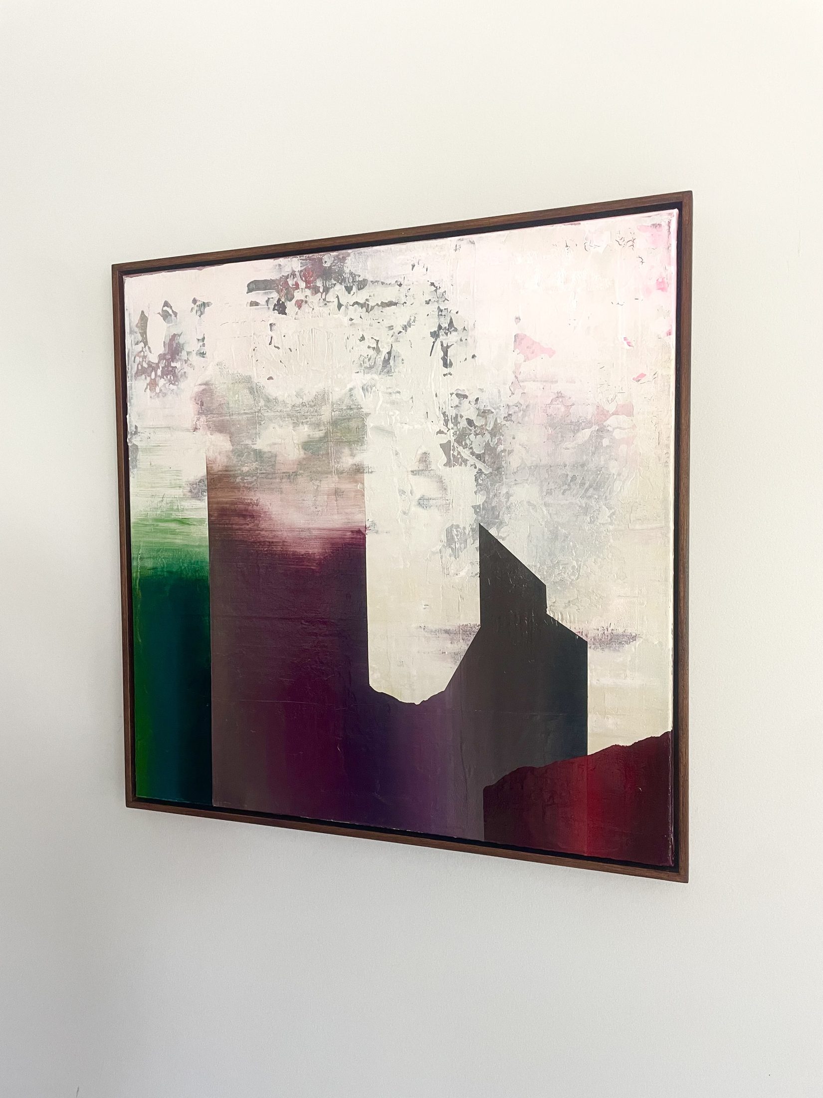 Tussen licht en donker — abstract schilderij van Cheral Art