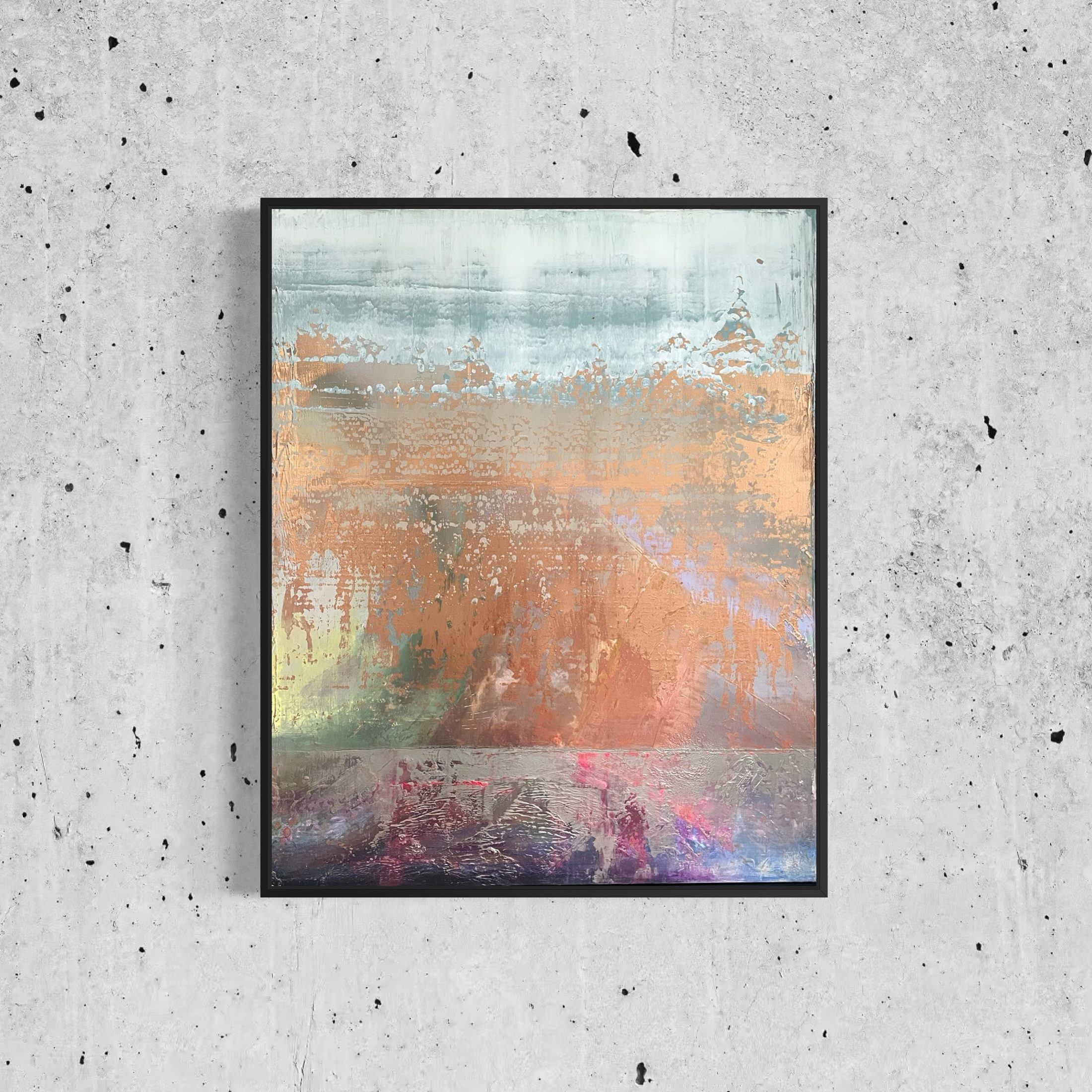 Avondgloed — abstract schilderij van Cheral Art