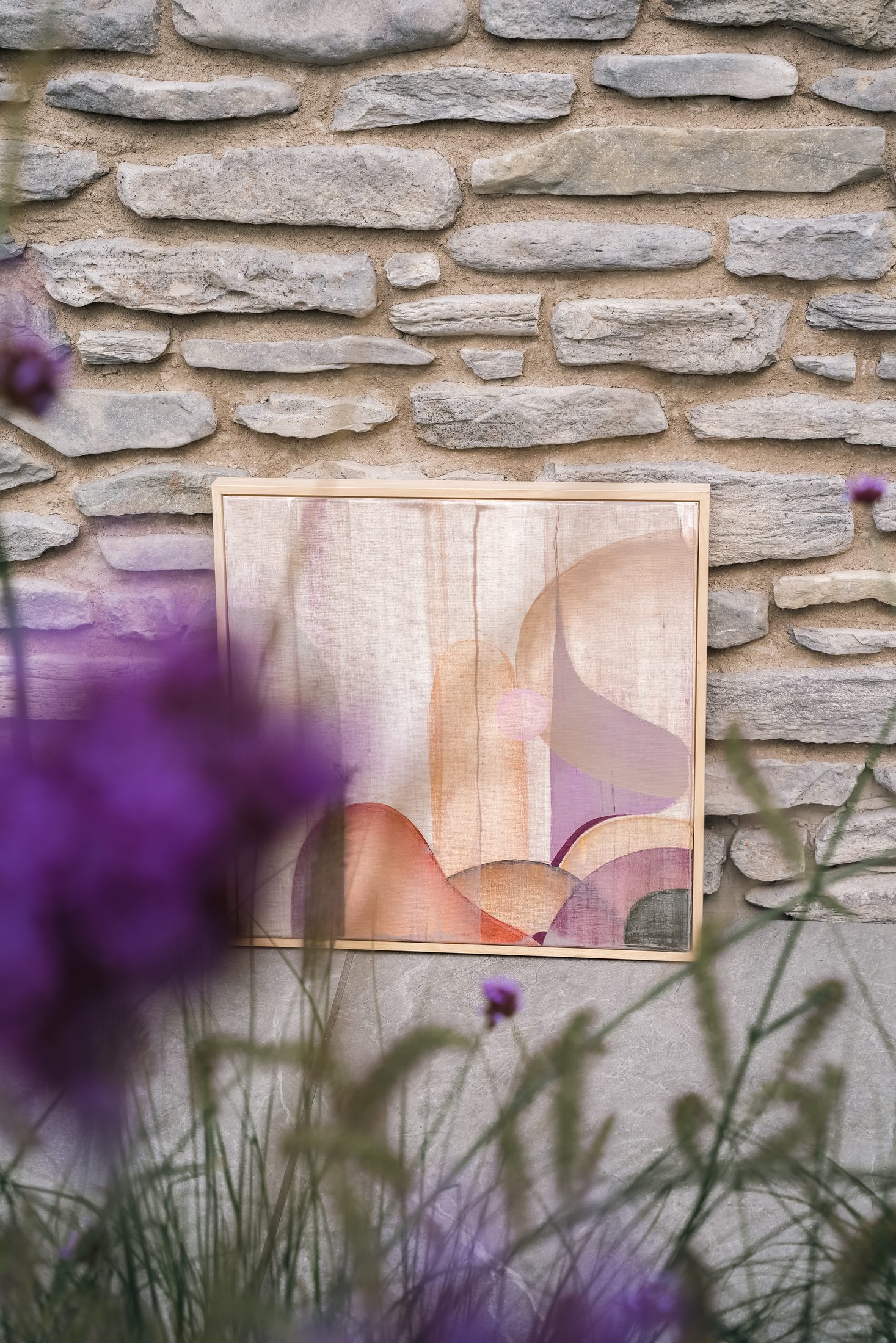 Muurstuk — abstract schilderij van Cheral Art