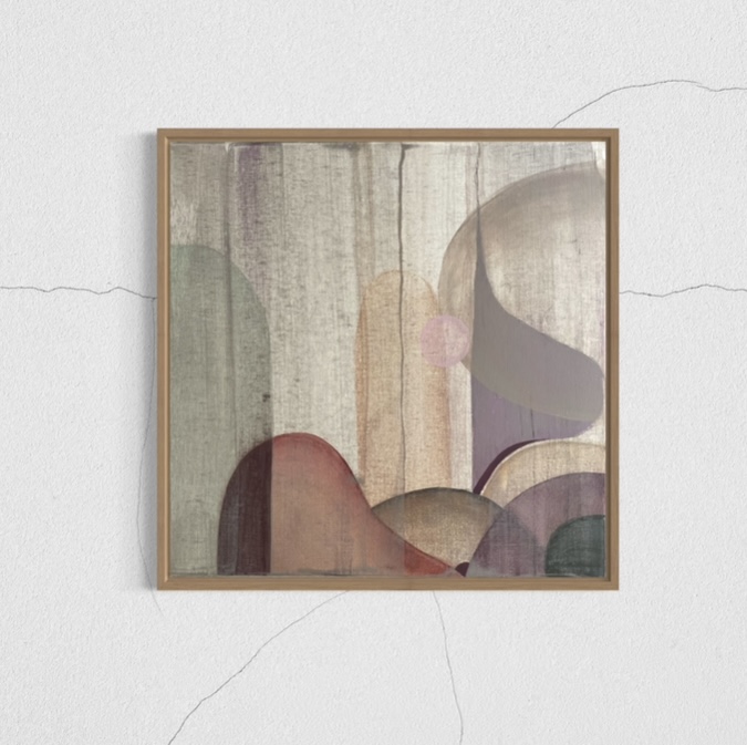 Ritme in aarde — abstract schilderij van Cheral Art