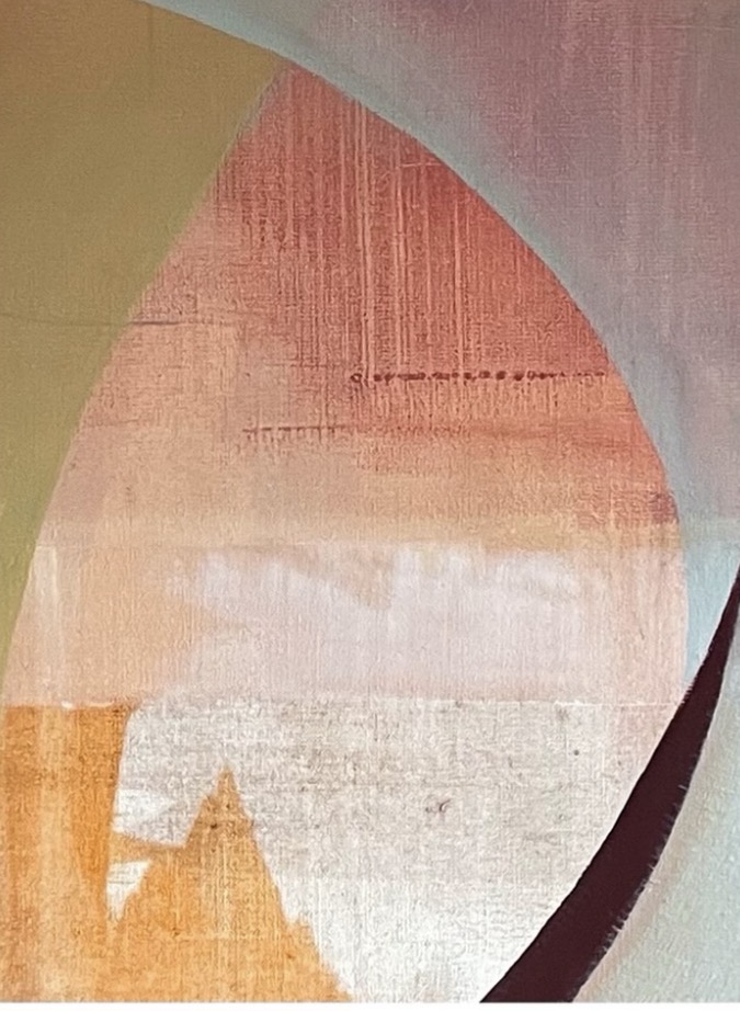 Fragment — abstract schilderij